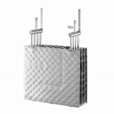 Compact Layout gối tấm trao đổi nhiệt 3 chiều kênh dòng chảy chuyển nhiệt hiệu quả